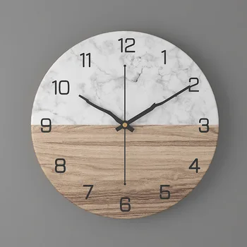 Nordic Fashion Simple Creative Clock Marble Texture Metal Living Room Mute Wall Clock
Nordic Fashion Simple Creative Clock Marble Texture Metal Living Room Mute Wall Clock