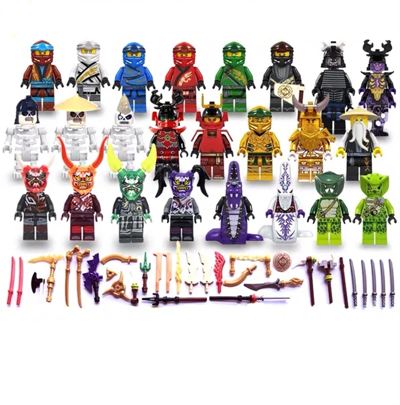 24PCS New Ninjago 2019 Figures Masks Golden Wu Kai Jay Lloyd Cole Zane SONS OF GARMADON Building Blocks Compatible with legoing
24PCS New Ninjago 2019 Figures Masks Golden Wu Kai Jay Lloyd Cole Zane SONS OF GARMADON Building Blocks Compatible with legoing