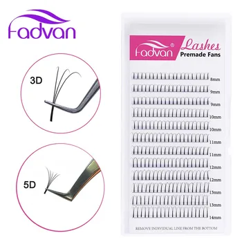 Fadvan New 3D/5D Premade Fan Volume Eyelash Extensions for Professional Lashes Building Russian Volume Pre-made Lashes
Fadvan New 3D/5D Premade Fan Volume Eyelash Extensions for Professional Lashes Building Russian Volume Pre-made Lashes