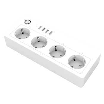 Power Strip Socket Office Smart WIFI Lightweight Voice Control Surge Protector Practical Mobile Phone Control APP Remote Control 
Power Strip Socket Office Smart WIFI Lightweight Voice Control Surge Protector Practical Mobile Phone Control APP Remote Control