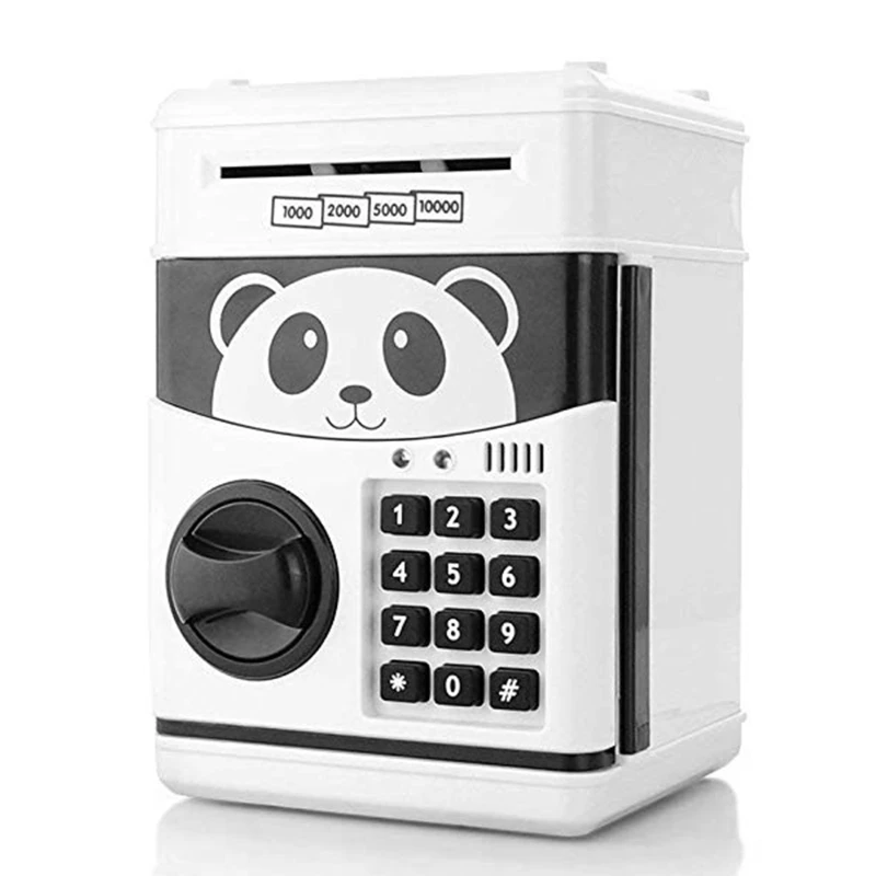 Electronic Piggy Bank ATM Password Money Box Cash Coin Saving Safe Auto Scroll R7RB
Electronic Piggy Bank ATM Password Money Box Cash Coin Saving Safe Auto Scroll R7RB