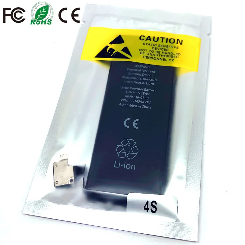4S new 0 cycle seal oem high capacity mobile phone battery pack for apple iphone 4S 4 S iphone4S batteries bateria lot
4S new 0 cycle seal oem high capacity mobile phone battery pack for apple iphone 4S 4 S iphone4S batteries bateria lot