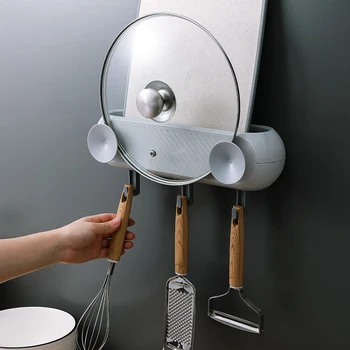 New Pot Lid Cutting Board Storage Rack Free Perforation Wall Hanging Pot Lid Rack With Hooks Kitchenware Organizer Home Storage
New Pot Lid Cutting Board Storage Rack Free Perforation Wall Hanging Pot Lid Rack With Hooks Kitchenware Organizer Home Storage