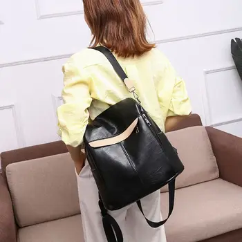 Women Backpack Casual Anti-theft Leather Rucksack Laptop Travel Shoulder Bag
Women Backpack Casual Anti-theft Leather Rucksack Laptop Travel Shoulder Bag