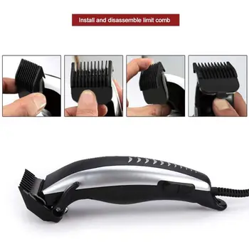Professional Electric Plug-In Hair Clippers Beard Trimmer Barber Grooming Kit H55B 
Professional Electric Plug-In Hair Clippers Beard Trimmer Barber Grooming Kit H55B