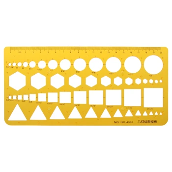 K Resin Circles Squares Triangle Geometric Template Ruler Stencil Measuring Tool DXAB
K Resin Circles Squares Triangle Geometric Template Ruler Stencil Measuring Tool DXAB