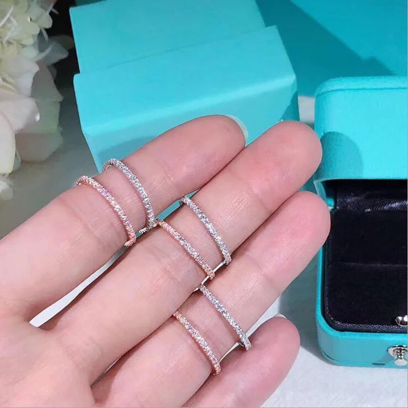 YANHUI Rose Gold Color CZ Finger Rings for Women Fashion Stackable Wedding Statement Authentic Sterling Silver 925 Jewelry
YANHUI Rose Gold Color CZ Finger Rings for Women Fashion Stackable Wedding Statement Authentic Sterling Silver 925 Jewelry