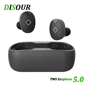 DISOUR TWS Bluetooth 5.0 Earphone Stereo Wireless Earbuds HIFI Sound Sport Earphones Handsfree Gaming Headset with Mic For Phone
DISOUR TWS Bluetooth 5.0 Earphone Stereo Wireless Earbuds HIFI Sound Sport Earphones Handsfree Gaming Headset with Mic For Phone