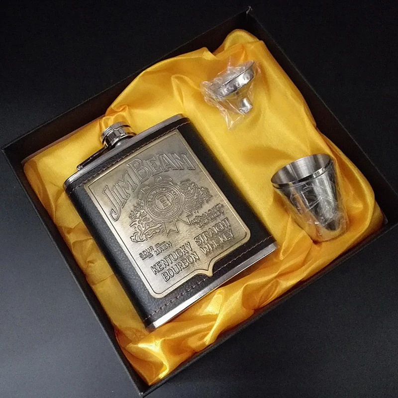 6-10 oz Portable Luxury Embossed Hip Flask Set Pocket Stainless Steel Mini Whisky Pot Alcohol Drinkware For Drinker Men Gifts
6-10 oz Portable Luxury Embossed Hip Flask Set Pocket Stainless Steel Mini Whisky Pot Alcohol Drinkware For Drinker Men Gifts