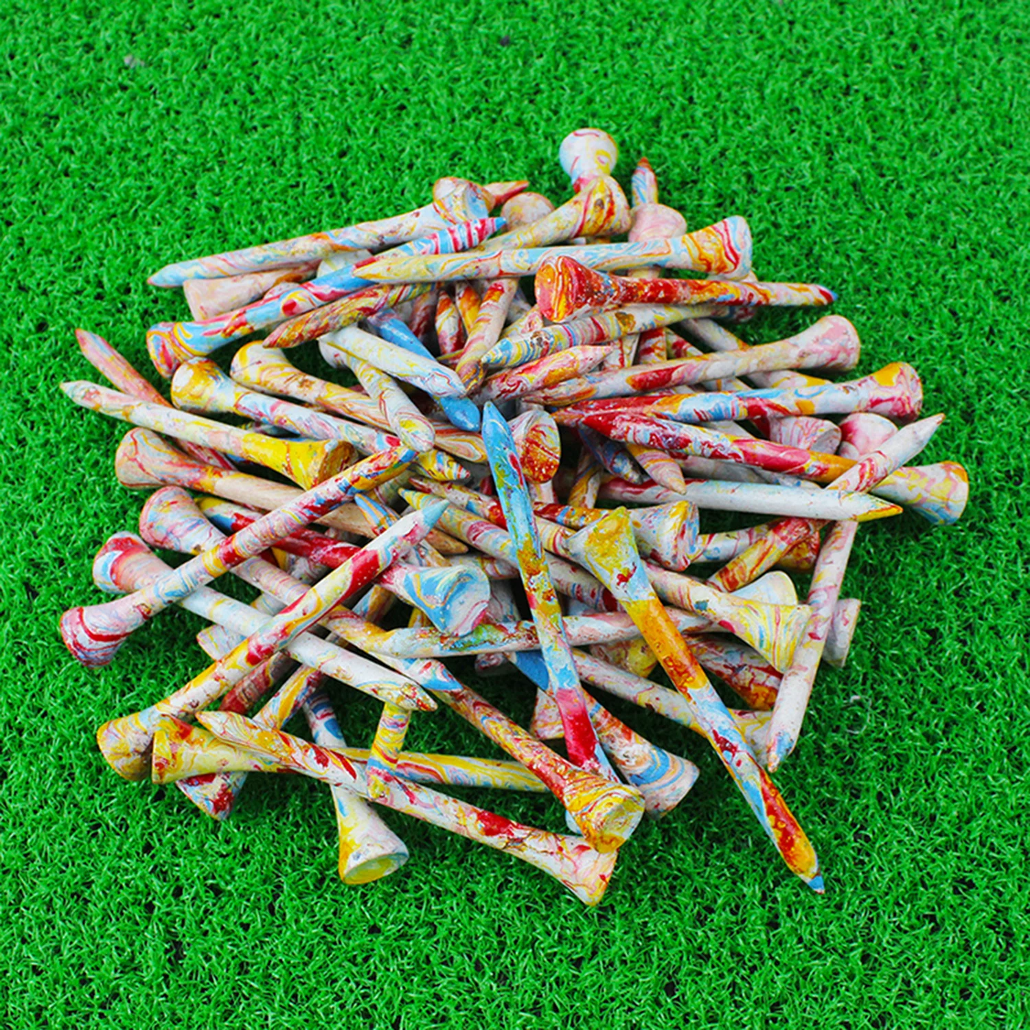 KOFULL 70MM 100PC In Bulk Novelty Mix Color Wood Golf Tees Wooden Holder Supplies Accessories
KOFULL 70MM 100PC In Bulk Novelty Mix Color Wood Golf Tees Wooden Holder Supplies Accessories