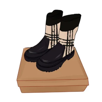 Per-sale Shipment Around August 22 New Winter Boots for Girls Knitted Lattice Tube for Soft Patent Leather Boys Boots Size 25-39 
Per-sale Shipment Around August 22 New Winter Boots for Girls Knitted Lattice Tube for Soft Patent Leather Boys Boots Size 25-39