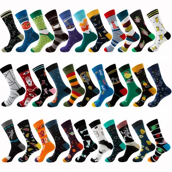 Hip Hop New Product Happy Socks Fashion Creative Trend Unisex Socks Harajuku Fruit Astronauts Cartoon Funny Men Women Socks
Hip Hop New Product Happy Socks Fashion Creative Trend Unisex Socks Harajuku Fruit Astronauts Cartoon Funny Men Women Socks