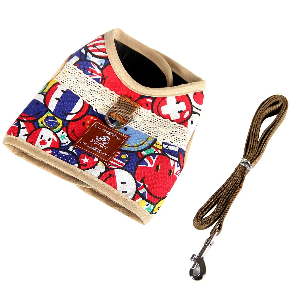 Breathable Dog Harness Leash Set Adjustable Puppy Cat Vest Pet Chest Strap Leash Lead For French Bulldog Chihuahua #0812
Breathable Dog Harness Leash Set Adjustable Puppy Cat Vest Pet Chest Strap Leash Lead For French Bulldog Chihuahua #0812