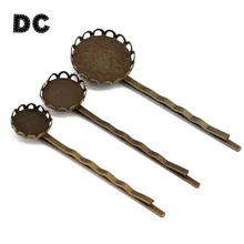 10pcs Antique Bronze Hair Clip Tray Round Blank Base Hairpin Setting Hollow Lace Bezel Setting for Cabochon Cameo 12mm 14mm 20mm
10pcs Antique Bronze Hair Clip Tray Round Blank Base Hairpin Setting Hollow Lace Bezel Setting for Cabochon Cameo 12mm 14mm 20mm