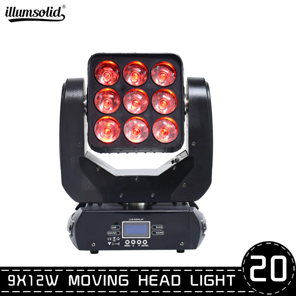 DJ Stage Light 9x12W Super Bright RGBW Disco LED Moving Head Lighting for Concert,Party,Stage,Restaurant 20pcs/lot
DJ Stage Light 9x12W Super Bright RGBW Disco LED Moving Head Lighting for Concert,Party,Stage,Restaurant 20pcs/lot