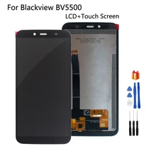 Original Pour Blackview BV5500 CONVERTISSEUR analogique-Numérique D'écran Tactile D'affichage D'affichage À CRISTAUX liquides de Pièces de Réparation Pour Blackview BV5500 Pro Écran D'affichage LCD=