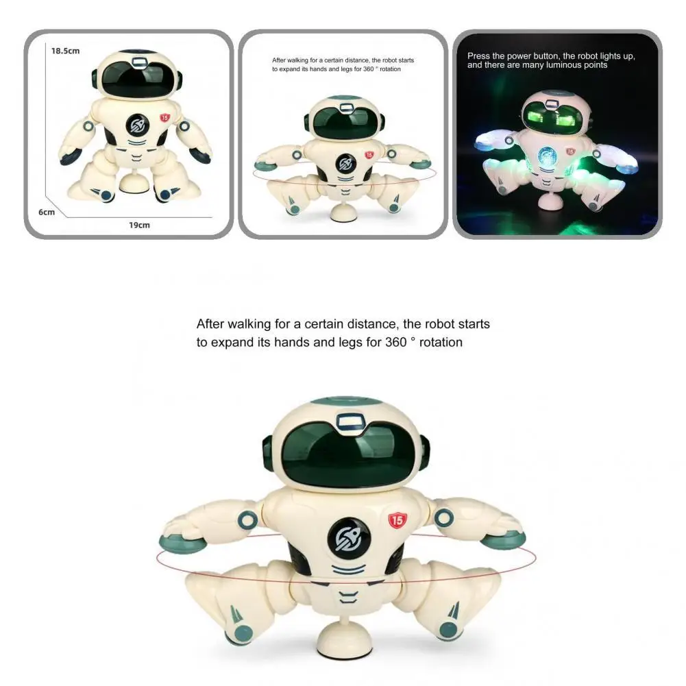 Cartoon Design Creative Smart Space Dance Robot Toy Eco-friendly Electronic Attractive for Children |