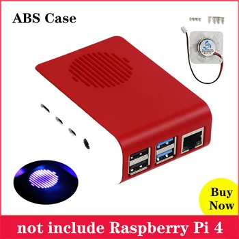 Raspberry Pi 4 Case Protective ABS Case Box Shell Enclosure with Glare Cooling Fan Colorful Cooler for Raspberry Pi 4 Model B 4B
Raspberry Pi 4 Case Protective ABS Case Box Shell Enclosure with Glare Cooling Fan Colorful Cooler for Raspberry Pi 4 Model B 4B