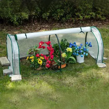 Garden Greenhouse PVC Removable Steel Frame Outdoor Plant Cover Durable Rainproof Protector Tool For Plants
Garden Greenhouse PVC Removable Steel Frame Outdoor Plant Cover Durable Rainproof Protector Tool For Plants