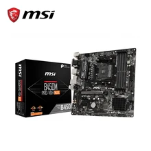 placa-mãe Msi B450M-PRO-VDH-MAX amd ryzen apoio 3th geração am4 m.2 ssd usb3.1 ddr4 vga dvi hdmi micro-atx b450 mainboard(China)