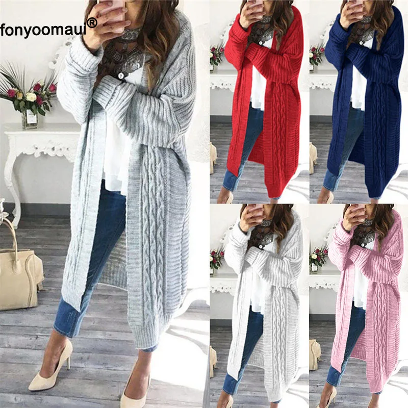 Autumn Winter Front Open Cardigans Plain Sweater For Women Casual Loose Knitted Long Coats Tops For Ladies Outwear Large Size
Autumn Winter Front Open Cardigans Plain Sweater For Women Casual Loose Knitted Long Coats Tops For Ladies Outwear Large Size