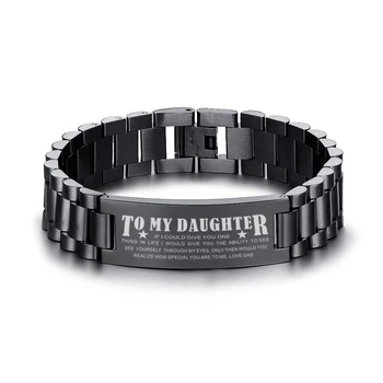 PERSONALIZED STAINLESS STEEL BRACELET INSPIRATION TEXT ID TAG CUTSOM NAME LOGO MALE BRAZALET TO MY SON DAUGHTER GIFTS
PERSONALIZED STAINLESS STEEL BRACELET INSPIRATION TEXT ID TAG CUTSOM NAME LOGO MALE BRAZALET TO MY SON DAUGHTER GIFTS