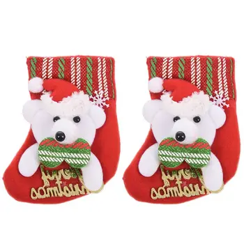 New Christmas socks Christmas socks tree pendant Christmas decorations stripe red Bear
New Christmas socks Christmas socks tree pendant Christmas decorations stripe red Bear