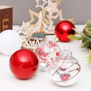 TTLIFE 6cm30pcs Christmas Decorations for Tree Ball Palline Trasparenti Christmas Tree Pendant Adornos De Navidad
TTLIFE 6cm30pcs Christmas Decorations for Tree Ball Palline Trasparenti Christmas Tree Pendant Adornos De Navidad