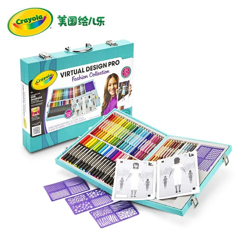 

Crayola Painted Gift Set Crayon Watercolor Pen Children Students Educational Fine Art 04-1922