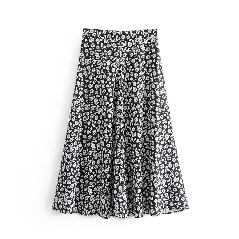 19 Spring Clothing New Style WOMEN'S Dress Flowing Flower Printed A- line Medium-length Dress Skirt
19 Spring Clothing New Style WOMEN'S Dress Flowing Flower Printed A- line Medium-length Dress Skirt