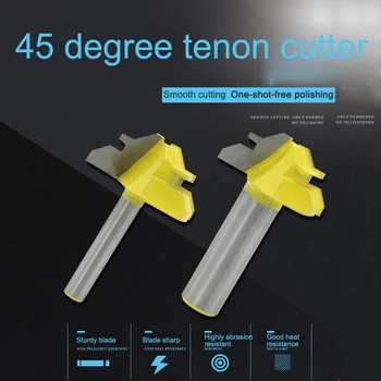 Woodworker Lock Miter Router Bit 45 Degree Width 8*1-1/2 Woodworking Drill Bit 8mm Shank Tenon Cutter Woodworking Milling Cutter
Woodworker Lock Miter Router Bit 45 Degree Width 8*1-1/2 Woodworking Drill Bit 8mm Shank Tenon Cutter Woodworking Milling Cutter