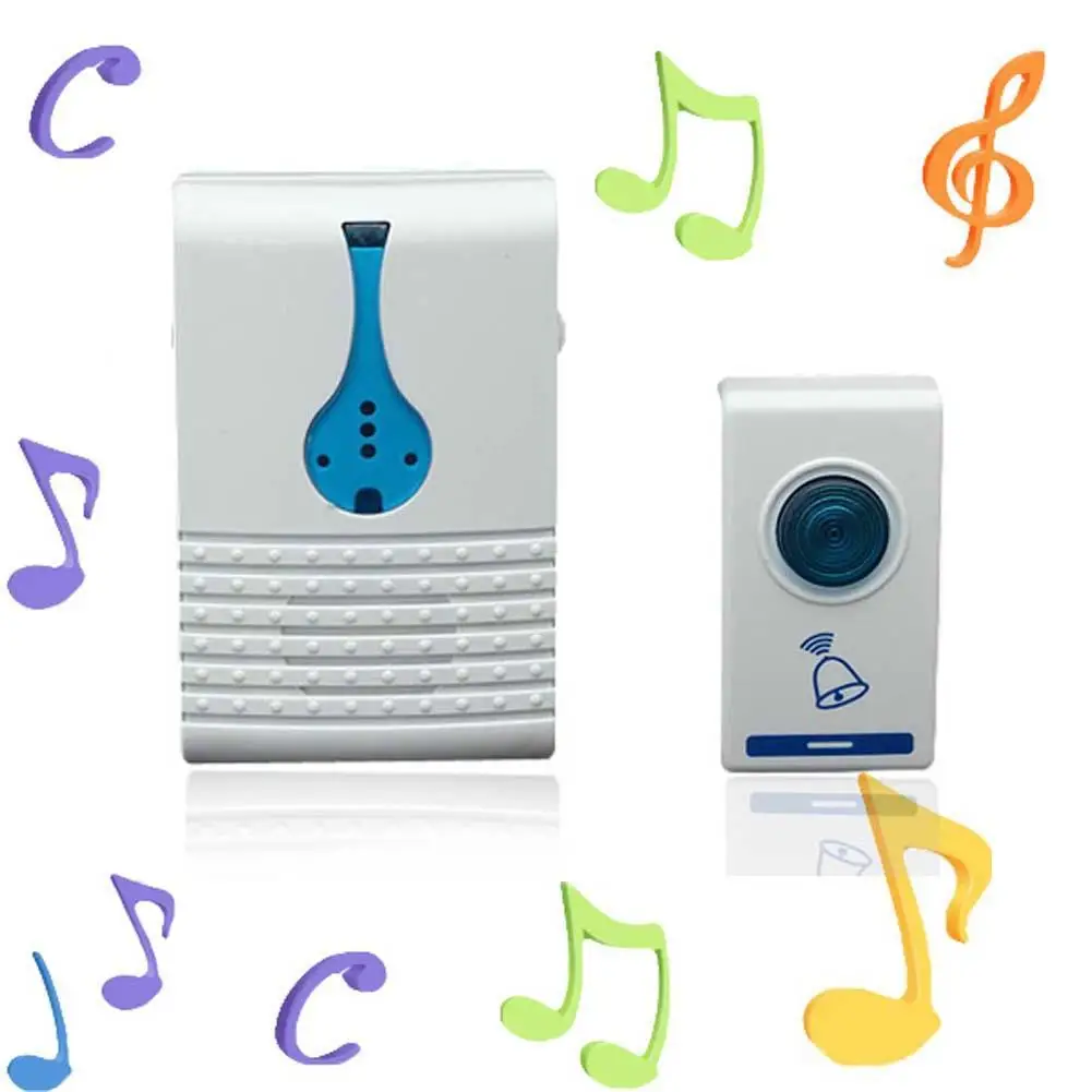 Wireless Doorbell Door Chime Kit Button Receiver Loud Sound Waterproof Operated Door Bell Doorbell Garage Doorbell
Wireless Doorbell Door Chime Kit Button Receiver Loud Sound Waterproof Operated Door Bell Doorbell Garage Doorbell