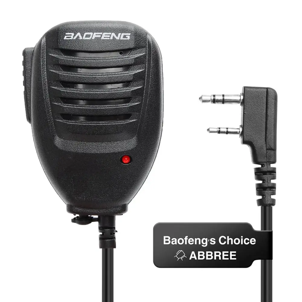 Оригинальный Baofeng ручной микрофон Динамик для иди и болтай Walkie Talkie “иди UV 5R 10R BF 888S
