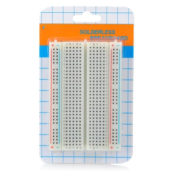 Mini Breadboard 400 Tie Points Universal Prototype Circuit Board For Arduino Electronic Soldering Bread Board Prototyping Plate
Mini Breadboard 400 Tie Points Universal Prototype Circuit Board For Arduino Electronic Soldering Bread Board Prototyping Plate