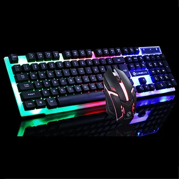 Keyboard Mouse Set Wired Mechanical Feel Gaming keyboard With LED USB Gaming Mouse Backlight Gamer keyboard For PC Gamer Laptop
Keyboard Mouse Set Wired Mechanical Feel Gaming keyboard With LED USB Gaming Mouse Backlight Gamer keyboard For PC Gamer Laptop