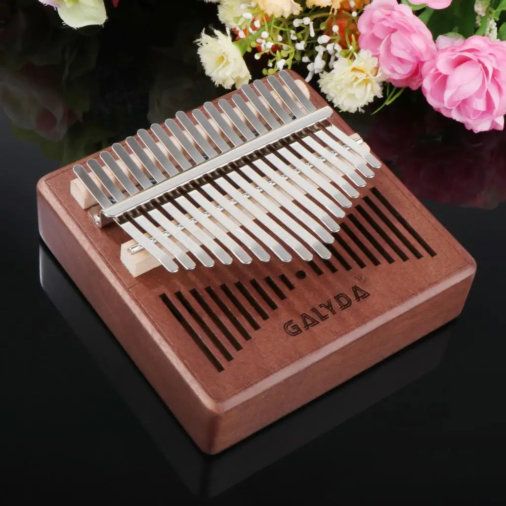 Kalimba 17 Key Thumb Piano Mahogany Wooden Mbira Gift with Bag Accessories Kalimba 17 Key Thumb Piano Mahogany Wooden Mbira Gift with Bag Accessories