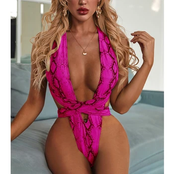 Snake Print Plunge Swimsuit One Piece Swimwear Women Push Up Bandage Monokini 2020 New Summer 1 Pieces Bodysuit Ladies Beachwear
Snake Print Plunge Swimsuit One Piece Swimwear Women Push Up Bandage Monokini 2020 New Summer 1 Pieces Bodysuit Ladies Beachwear