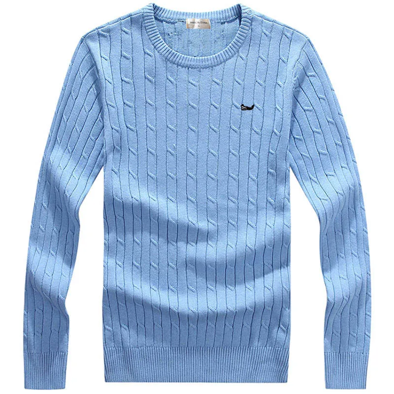 High Quality 100% Cotton Spring Autumn O-Neck Men's Sweaters Casual Pullovers Knitted Sweaters Fashion Fit Male Tops
High Quality 100% Cotton Spring Autumn O-Neck Men's Sweaters Casual Pullovers Knitted Sweaters Fashion Fit Male Tops
