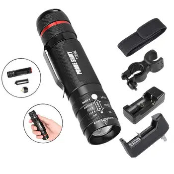6000Lm T6 AAA/18650 5 Modes Zoom LED Ultra Bright Flashlight Torch Light+USB Charger+Bicycle Holder Clip+Torch Pouch+Charger
6000Lm T6 AAA/18650 5 Modes Zoom LED Ultra Bright Flashlight Torch Light+USB Charger+Bicycle Holder Clip+Torch Pouch+Charger