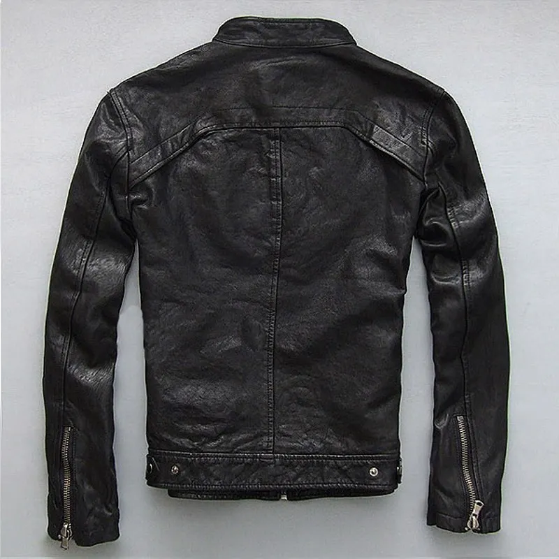 Factory-Men-Leather-Jacket-Genuine-Real-Sheep-Goat-Skin-Brand-Black-Male-Bomber-Motorcycle-Biker-Man(1)