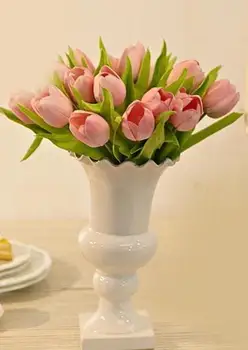SOLEDI Wedding Decoration 10Pcs Artifical Home Home & Living PU Flower White Decor Tulips
SOLEDI Wedding Decoration 10Pcs Artifical Home Home & Living PU Flower White Decor Tulips