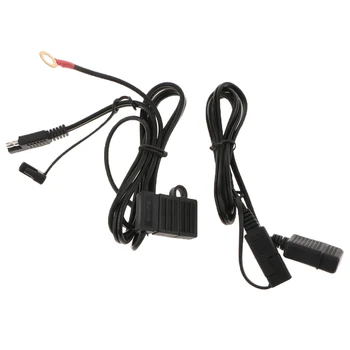 SAE To USB Connector + SAE To O Ring Terminal for Motorcycle Phone Charge GPS
SAE To USB Connector + SAE To O Ring Terminal for Motorcycle Phone Charge GPS