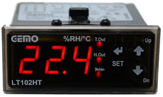 LT102HT; Gemo ON/OFF effect: Humidity Controller Upper limit for effect: Humidity SET
LT102HT; Gemo ON/OFF effect: Humidity Controller Upper limit for effect: Humidity SET