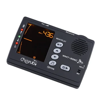 WMT-555C Multifunctional Electronic Digital Tuner & Metronome & Tone Generator 3 in 1 Intonation Trainer with Pickup and Clip
WMT-555C Multifunctional Electronic Digital Tuner & Metronome & Tone Generator 3 in 1 Intonation Trainer with Pickup and Clip
