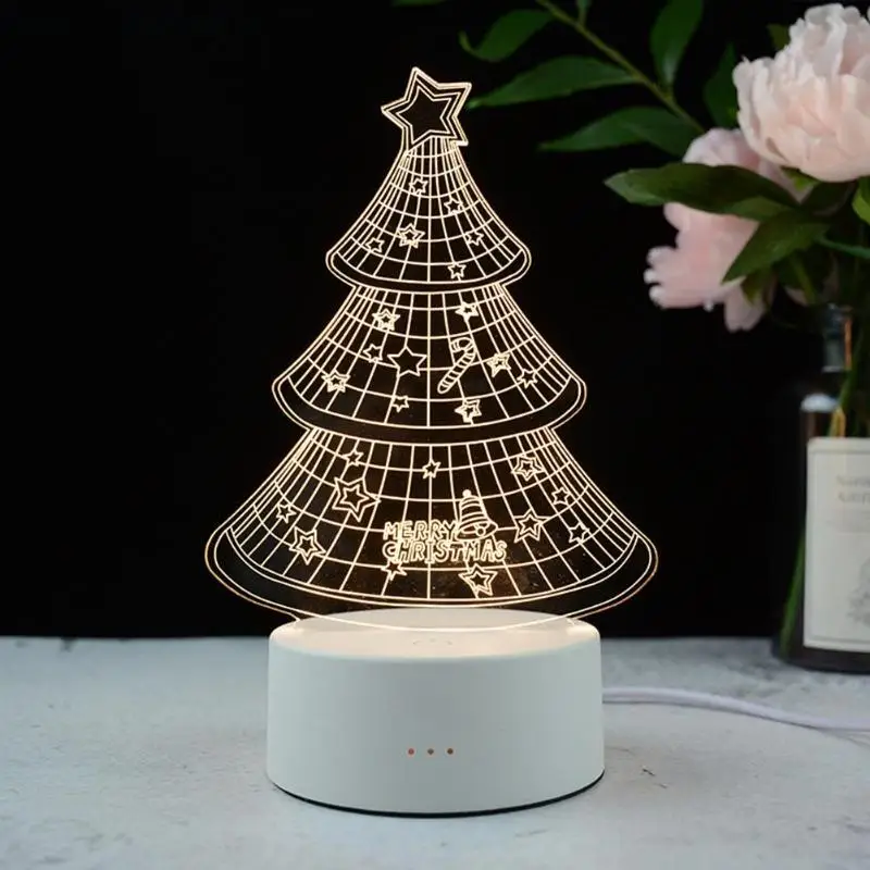 Colorful 3D LED Night Lamp Xmas Tree Child Gift New Year Home Bedroom Decor
Colorful 3D LED Night Lamp Xmas Tree Child Gift New Year Home Bedroom Decor