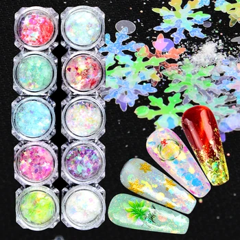 1PC AB Color Nail Glitter Flakes Mermaid Chameleon Sequins Powder Irregular Star Heart Round Snowflake Nail Art Decoration
1PC AB Color Nail Glitter Flakes Mermaid Chameleon Sequins Powder Irregular Star Heart Round Snowflake Nail Art Decoration
