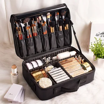Professional storage partition cosmetic bag multifunctional cosmetic case large double-layer custom tattoo embroidery nail kit
Professional storage partition cosmetic bag multifunctional cosmetic case large double-layer custom tattoo embroidery nail kit