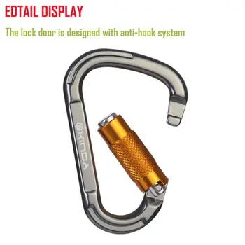 Professional Pear Shape Automatic Safety Buckle Rock Climbing Carabiners Quickdraw Master Lock Outdoor Climbing Equipment
Professional Pear Shape Automatic Safety Buckle Rock Climbing Carabiners Quickdraw Master Lock Outdoor Climbing Equipment