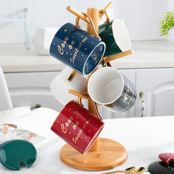 400ML Creative Gold Drawing Water Cup Fashion Ceramic Mugs Unique Design Multiple Color With Lid
400ML Creative Gold Drawing Water Cup Fashion Ceramic Mugs Unique Design Multiple Color With Lid
