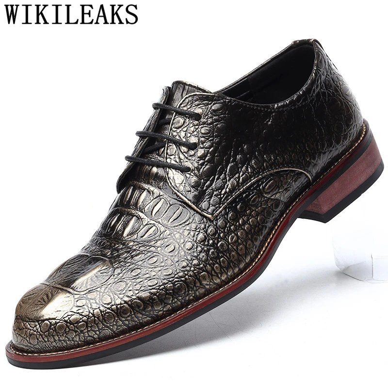 

Crocodile Shoes Evening Dress Oxford Shoes For Men Elegant Shoes For Men Zapatos De Hombre De Vestir Formal Erkek Ayakkabi